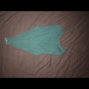 Teal bodysuit